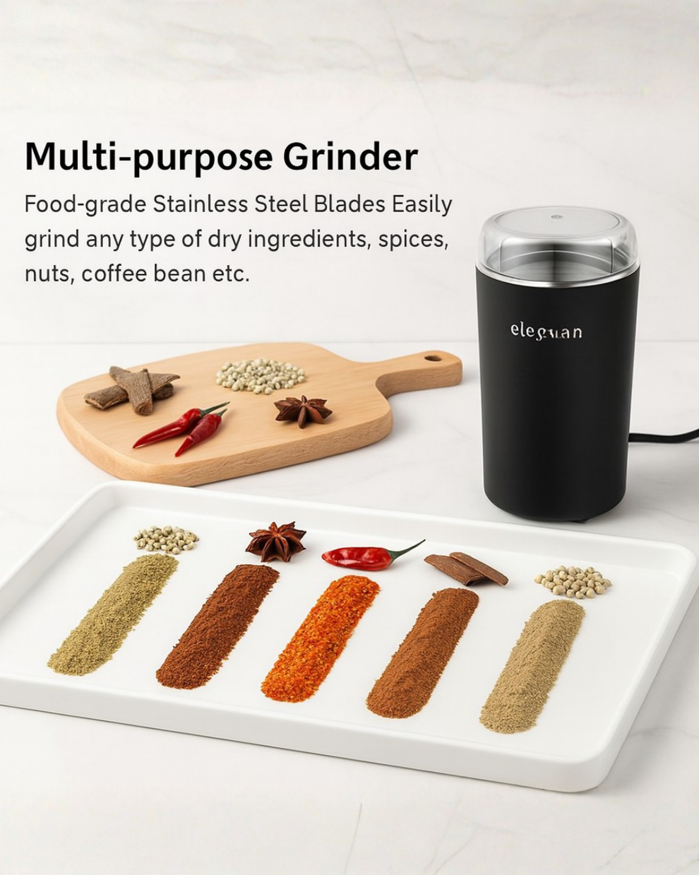 Portable 4-blade Mini Grinder  Blender For Home  Office