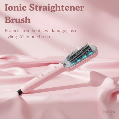Evora HydroSteam - Steam Straightener Brush